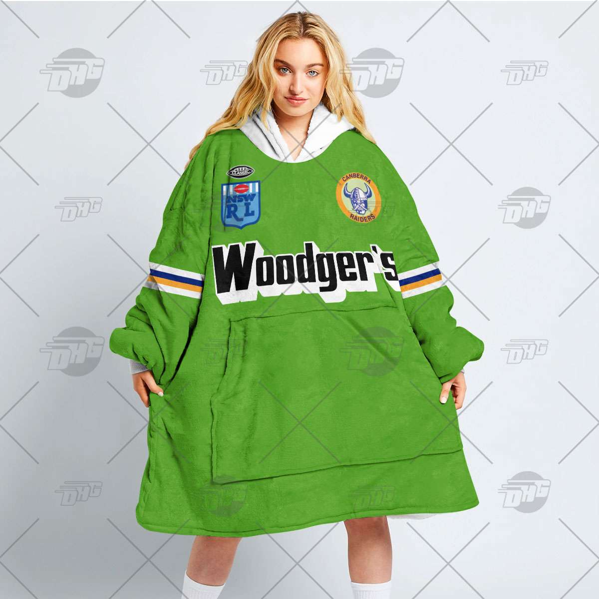 Personalised Vintage NRL Canberra Raiders retro jersey oodie blanket hoodie snuggie hoodies Personalised Vintage NRL Canberra Raiders retro jersey oodie blanket hoodie snuggie hoodies