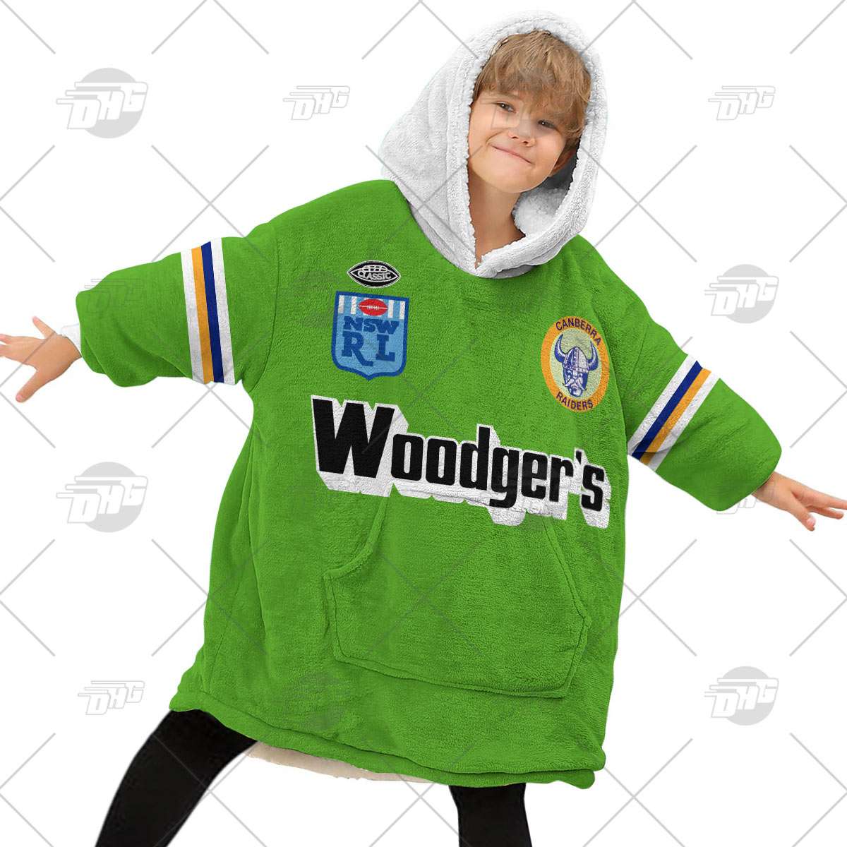 Personalised Vintage NRL Canberra Raiders retro jersey oodie blanket hoodie snuggie hoodies Personalised Vintage NRL Canberra Raiders retro jersey oodie blanket hoodie snuggie hoodies