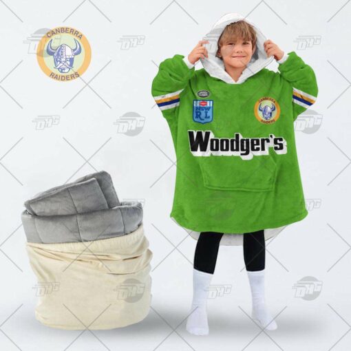Personalised Vintage NRL Canberra Raiders retro jersey oodie blanket hoodie snuggie hoodies Personalised Vintage NRL Canberra Raiders retro jersey oodie blanket hoodie snuggie hoodies