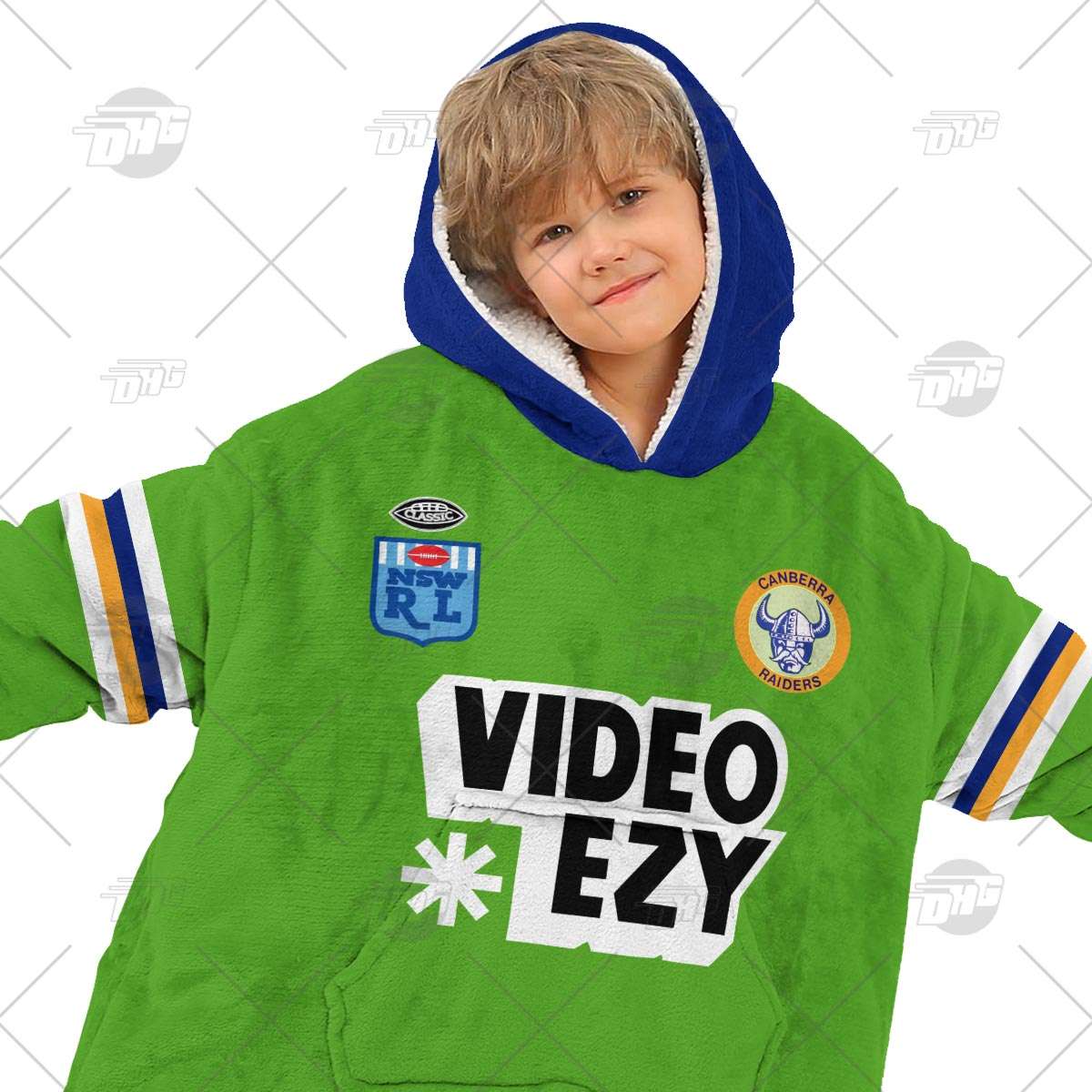 Personalised Vintage NRL Canberra Raiders retro jersey oodie blanket hoodie snuggie hoodies Personalised Vintage NRL Canberra Raiders retro jersey oodie blanket hoodie snuggie hoodies