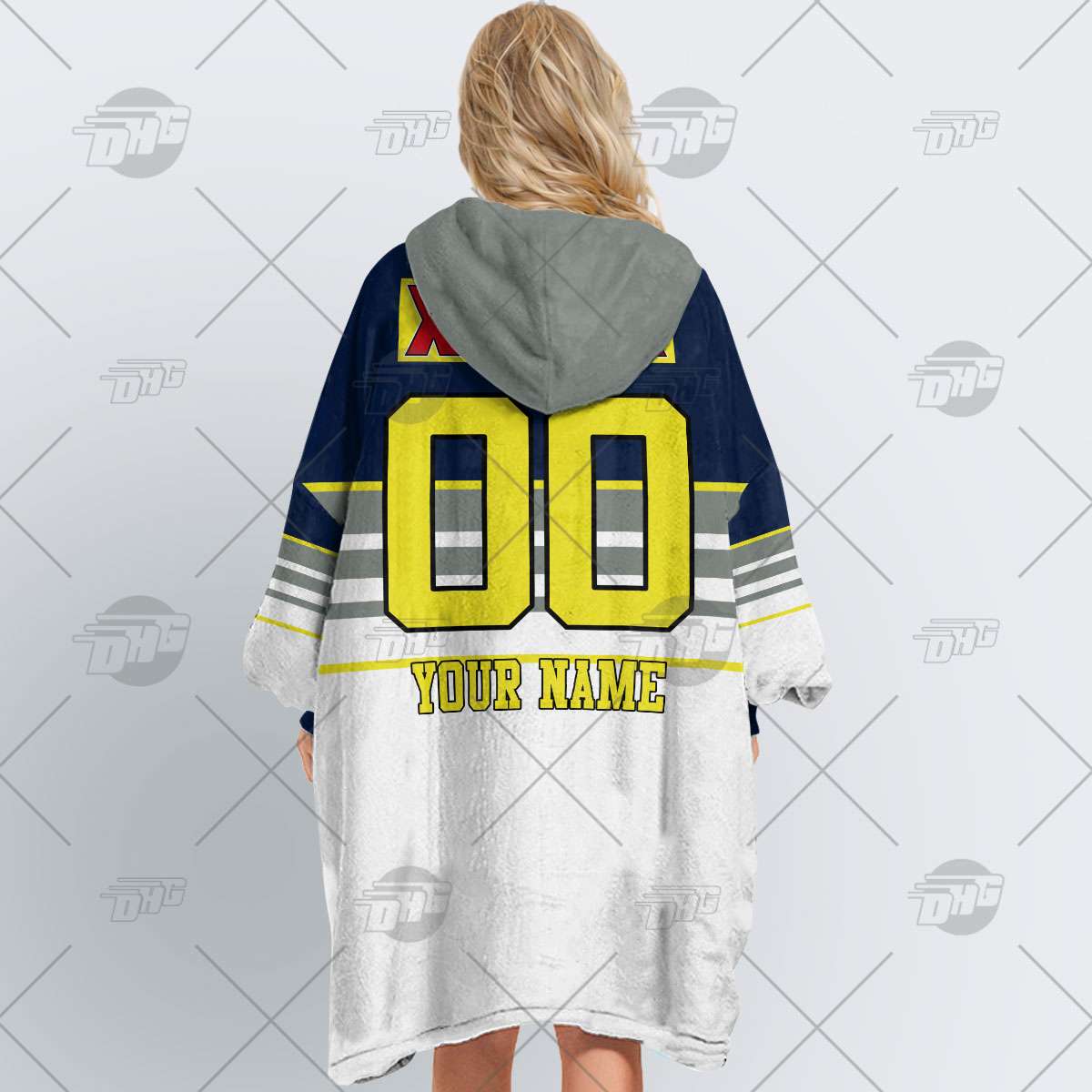 Personalised Vintage NRL North Queensland Cowboys retro jersey oodie blanket hoodie snuggie hoodies Personalised Vintage NRL North Queensland Cowboys retro jersey oodie blanket hoodie snuggie hoodies