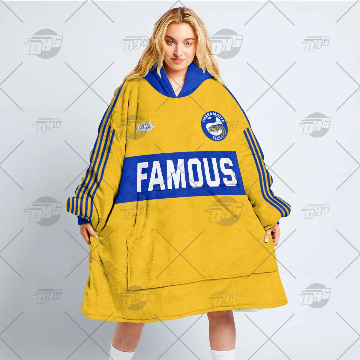 Personalised Vintage NRL Parramatta Eels retro jersey oodie blanket hoodie snuggie hoodies Personalised Vintage NRL Parramatta Eels retro jersey oodie blanket hoodie snuggie hoodies