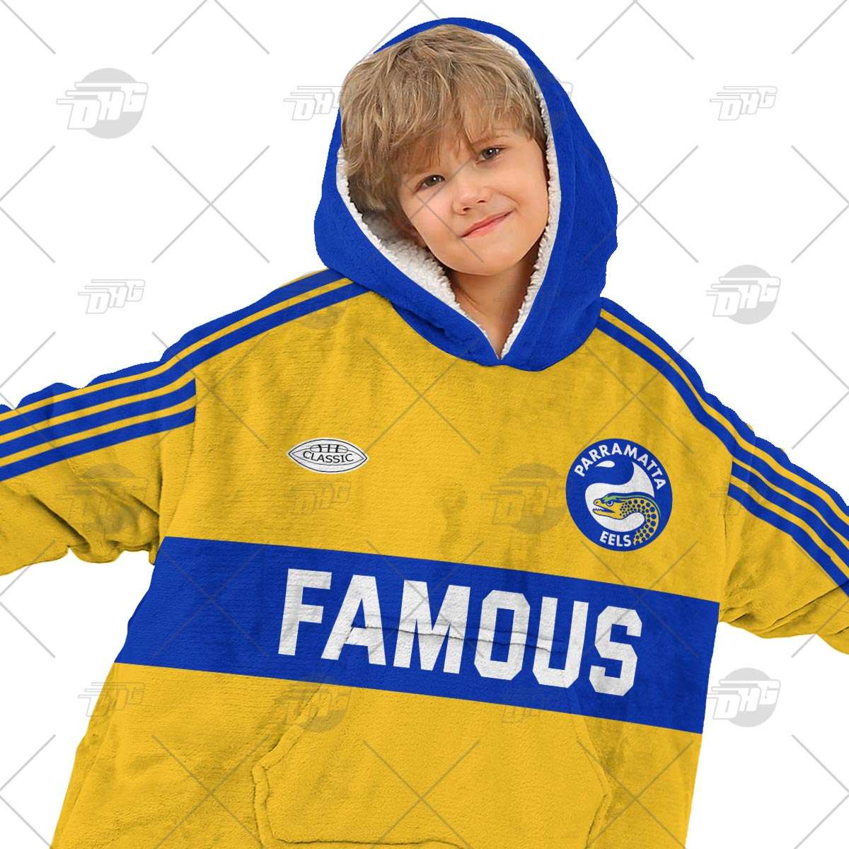 Personalised Vintage NRL Parramatta Eels retro jersey oodie blanket hoodie snuggie hoodies Personalised Vintage NRL Parramatta Eels retro jersey oodie blanket hoodie snuggie hoodies