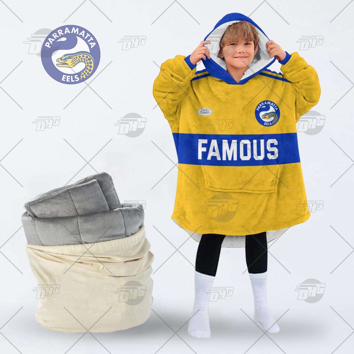 Personalised Vintage NRL Parramatta Eels retro jersey oodie blanket hoodie snuggie hoodies Personalised Vintage NRL Parramatta Eels retro jersey oodie blanket hoodie snuggie hoodies