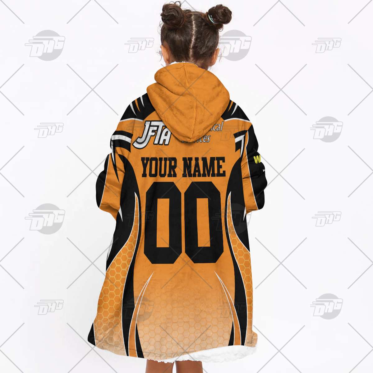 Personalised Vintage NRL Wests Tigers retro jersey oodie blanket hoodie snuggie hoodies Personalised Vintage NRL Wests Tigers retro jersey oodie blanket hoodie snuggie hoodies