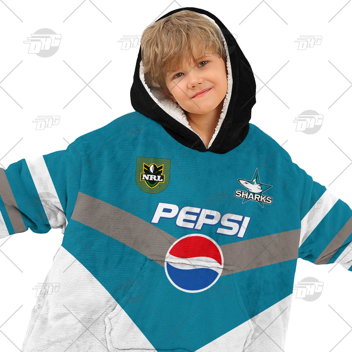 Personalised Vintage NRL Cronulla-Sutherland Sharks retro jersey oodie blanket hoodie snuggie hoodies Personalised Vintage NRL Cronulla-Sutherland Sharks retro jersey oodie blanket hoodie snuggie hoodies