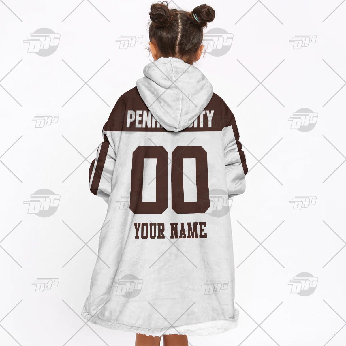 Personalised Vintage NRL Penrith Panthers retro jersey oodie blanket hoodie snuggie hoodies