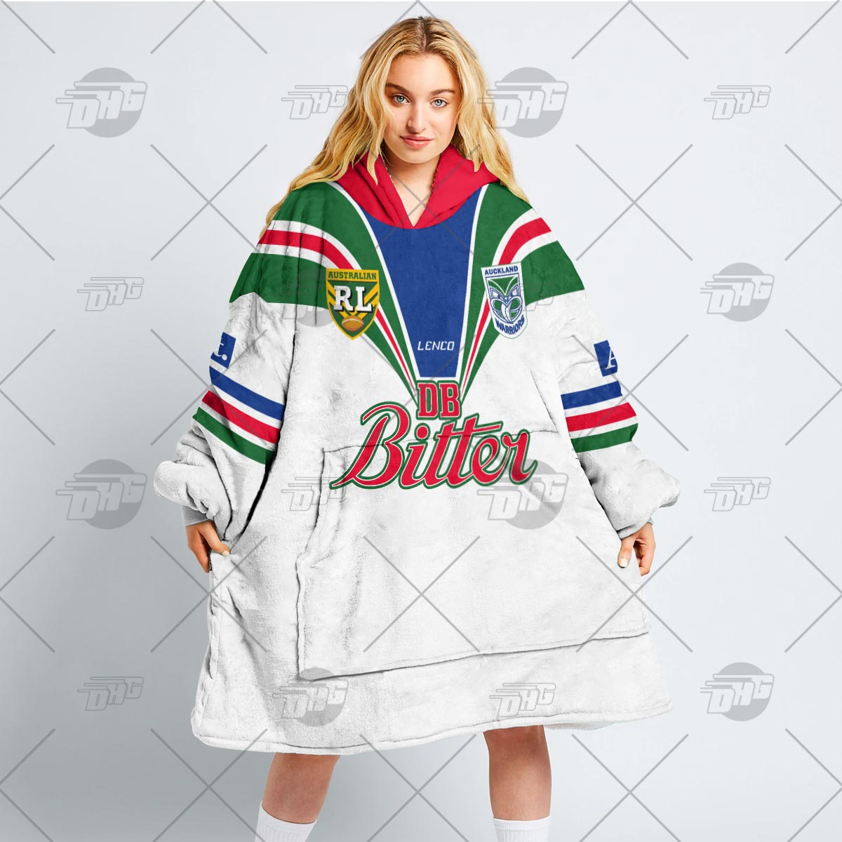 Personalised Vintage NRL New Zealand Warriors retro jersey oodie blanket hoodie snuggie hoodies Personalised Vintage NRL New Zealand Warriors retro jersey oodie blanket hoodie snuggie hoodies