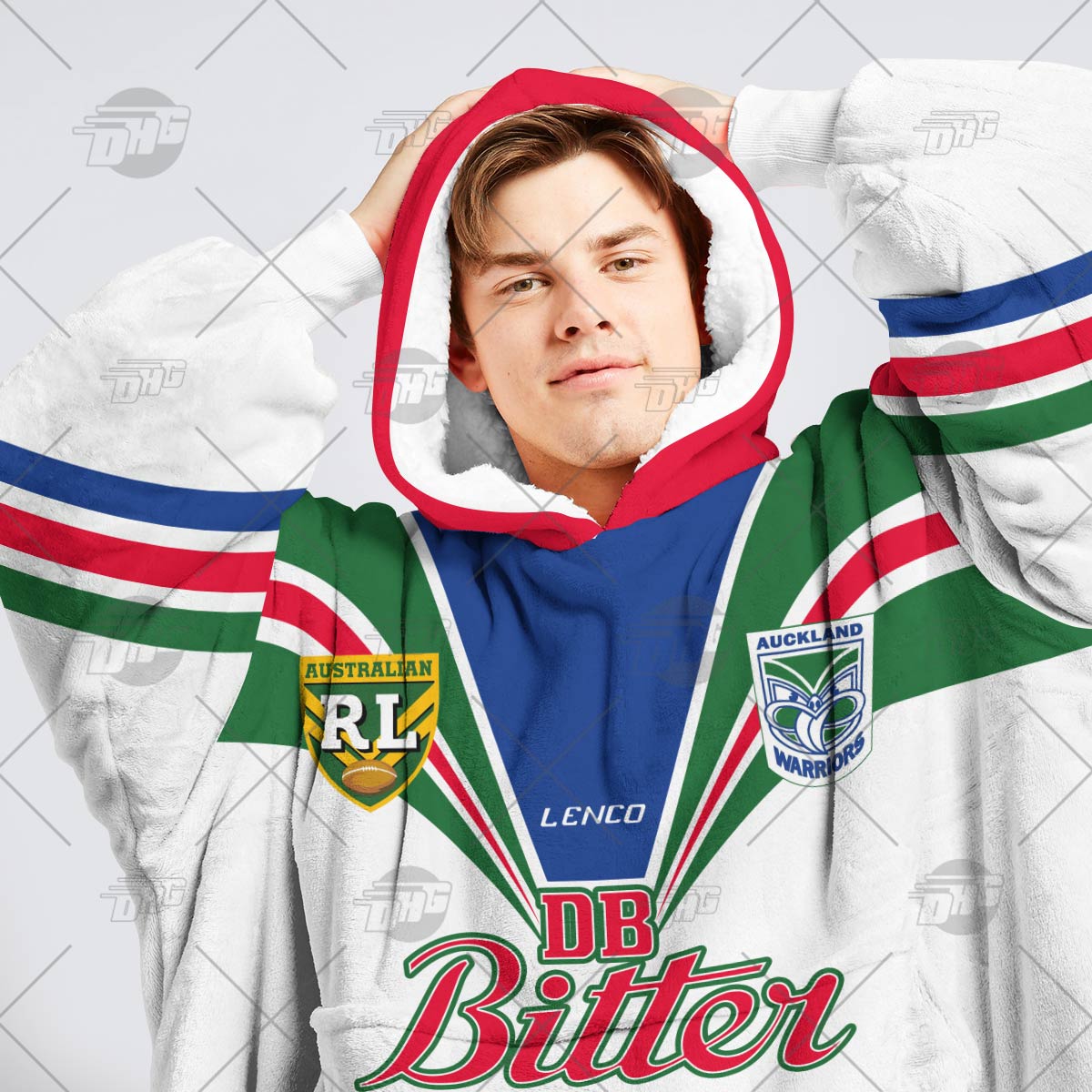 Personalised Vintage NRL New Zealand Warriors retro jersey oodie blanket hoodie snuggie hoodies Personalised Vintage NRL New Zealand Warriors retro jersey oodie blanket hoodie snuggie hoodies