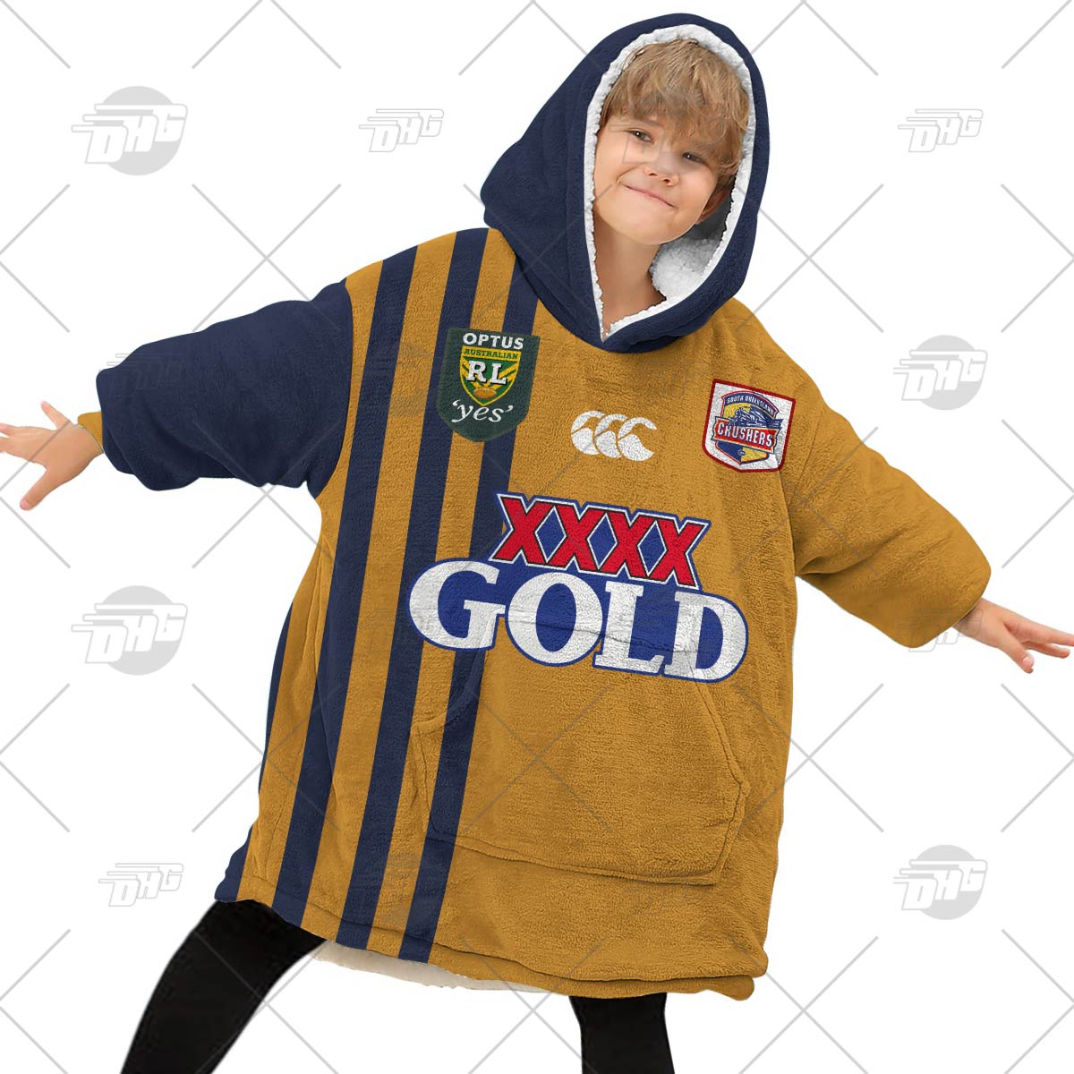 Personalised Vintage NRL South Queensland Crushers retro jersey oodie blanket hoodie snuggie hoodies Personalised Vintage NRL South Queensland Crushers retro jersey oodie blanket hoodie snuggie hoodies