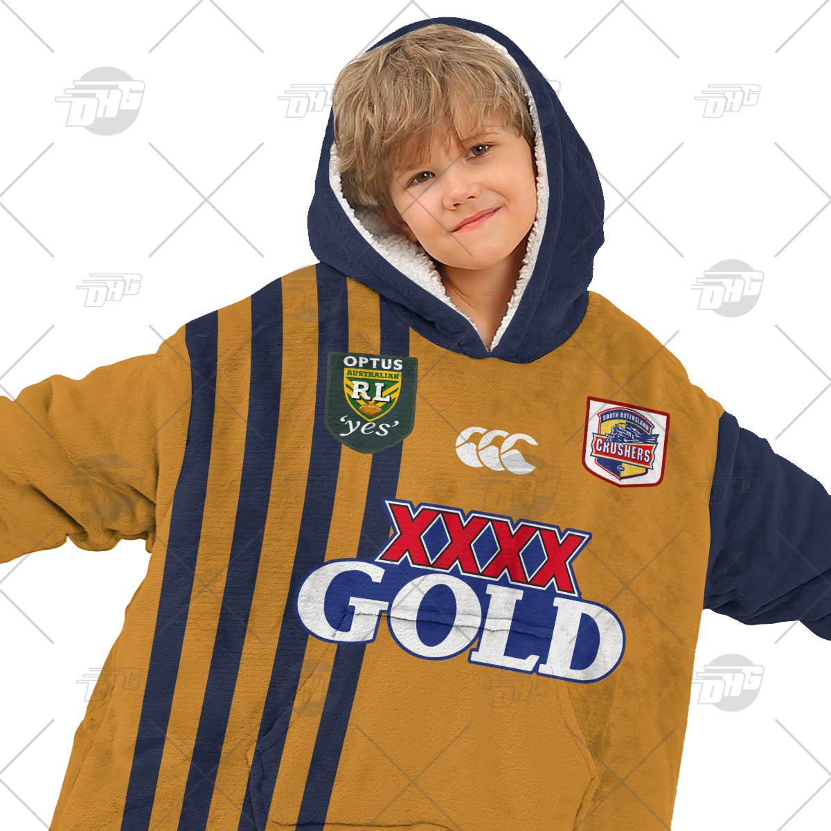 Personalised Vintage NRL South Queensland Crushers retro jersey oodie blanket hoodie snuggie hoodies Personalised Vintage NRL South Queensland Crushers retro jersey oodie blanket hoodie snuggie hoodies