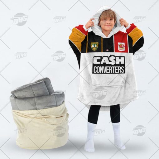 Personalised Vintage NRL Western Reds retro jersey oodie blanket hoodie snuggie hoodies Personalised Vintage NRL Western Reds retro jersey oodie blanket hoodie snuggie hoodies