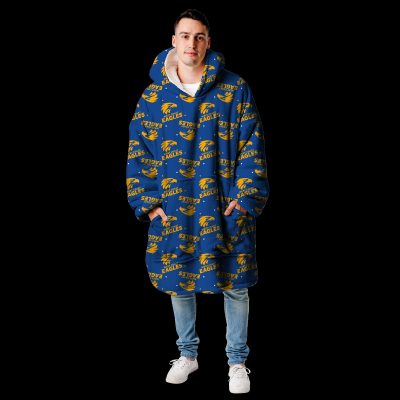 AFL West Coast Eagle oodie blanket hoodie blanket wearable snuggie hoodies