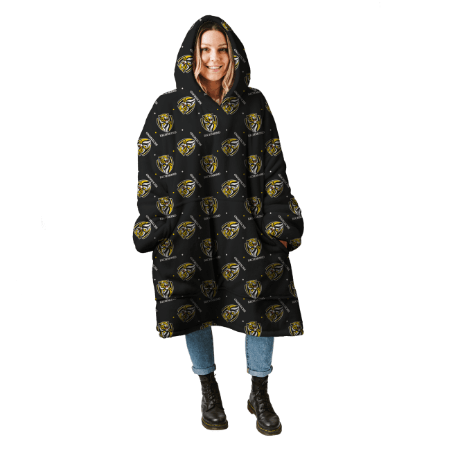 AFL Richmond oodie blanket hoodie blanket wearable snuggie hoodies