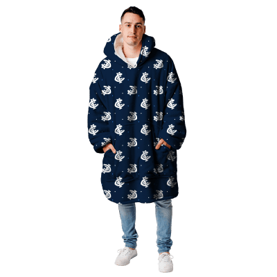 AFL Carlton Blues oodie blanket hoodie blanket wearable snuggie hoodies