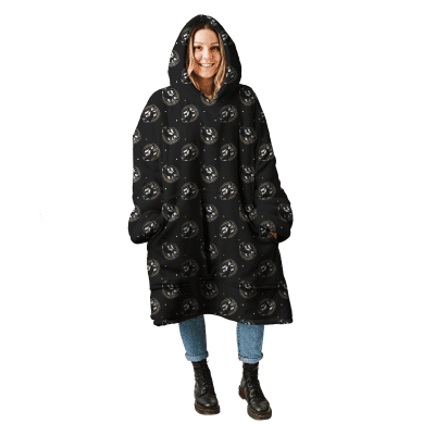 AFL Collingwood oodie blanket hoodie blanket wearable snuggie hoodies