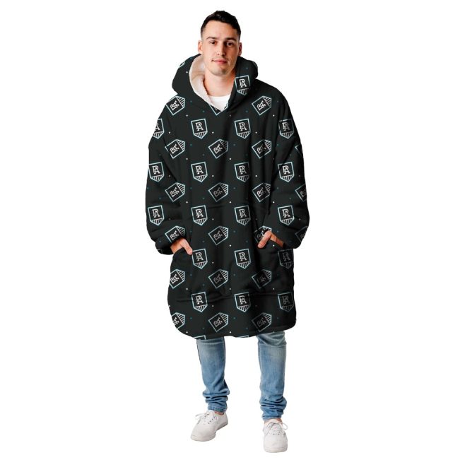 AFL Port Adelaide oodie blanket hoodie blanket wearable snuggie hoodies
