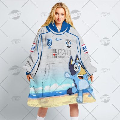 NRL Canterbury Bulldogs Bluey oodie blanket hoodie snuggie hoodies