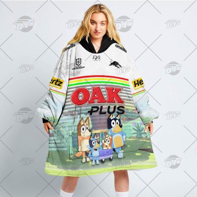 NRL Penrith Panthers Bluey oodie blanket hoodie snuggie hoodies