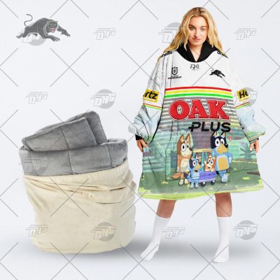 NRL Penrith Panthers Bluey oodie blanket hoodie snuggie hoodies
