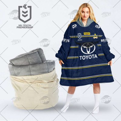 Personalized NRL North Queensland Cowboys oodie blanket hoodie snuggie hoodies Personalized NRL North Queensland Cowboys oodie blanket hoodie snuggie hoodies