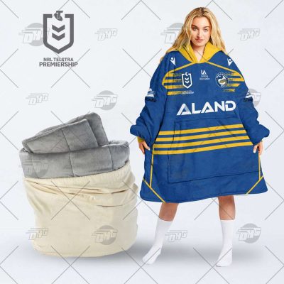 Personalized NRL NRL Parramatta Eels oodie blanket hoodie snuggie hoodies
