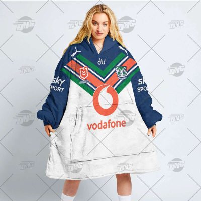Personalized NRL New Zealand Warriors oodie blanket hoodie snuggie hoodies