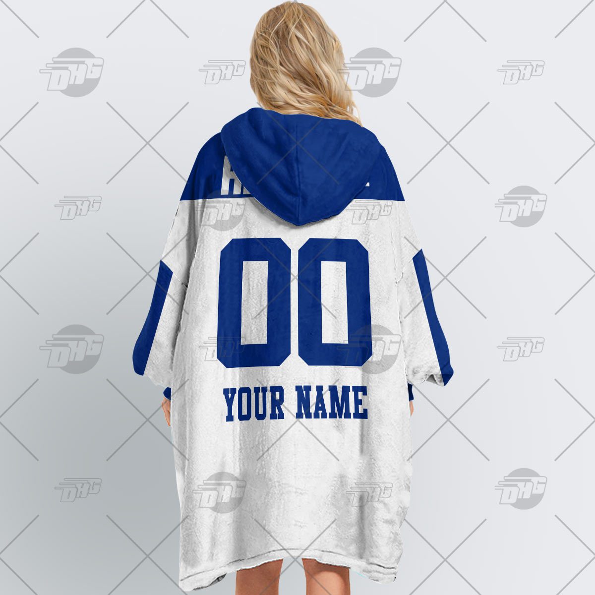 Personalised Vintage NRL Canterbury Bulldogs retro jersey oodie blanket hoodie snuggie hoodies Personalised Vintage NRL Canterbury Bulldogs retro jersey oodie blanket hoodie snuggie hoodies