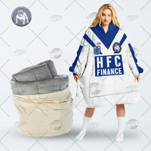 Personalised Vintage NRL Canterbury Bulldogs retro jersey oodie blanket hoodie snuggie hoodies Personalised Vintage NRL Canterbury Bulldogs retro jersey oodie blanket hoodie snuggie hoodies