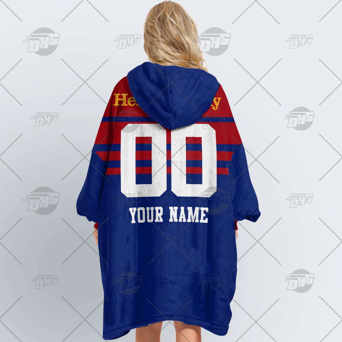Personalised Vintage NRL Newcastle Knights retro jersey oodie blanket hoodie snuggie hoodies Personalised Vintage NRL Newcastle Knights retro jersey oodie blanket hoodie snuggie hoodies