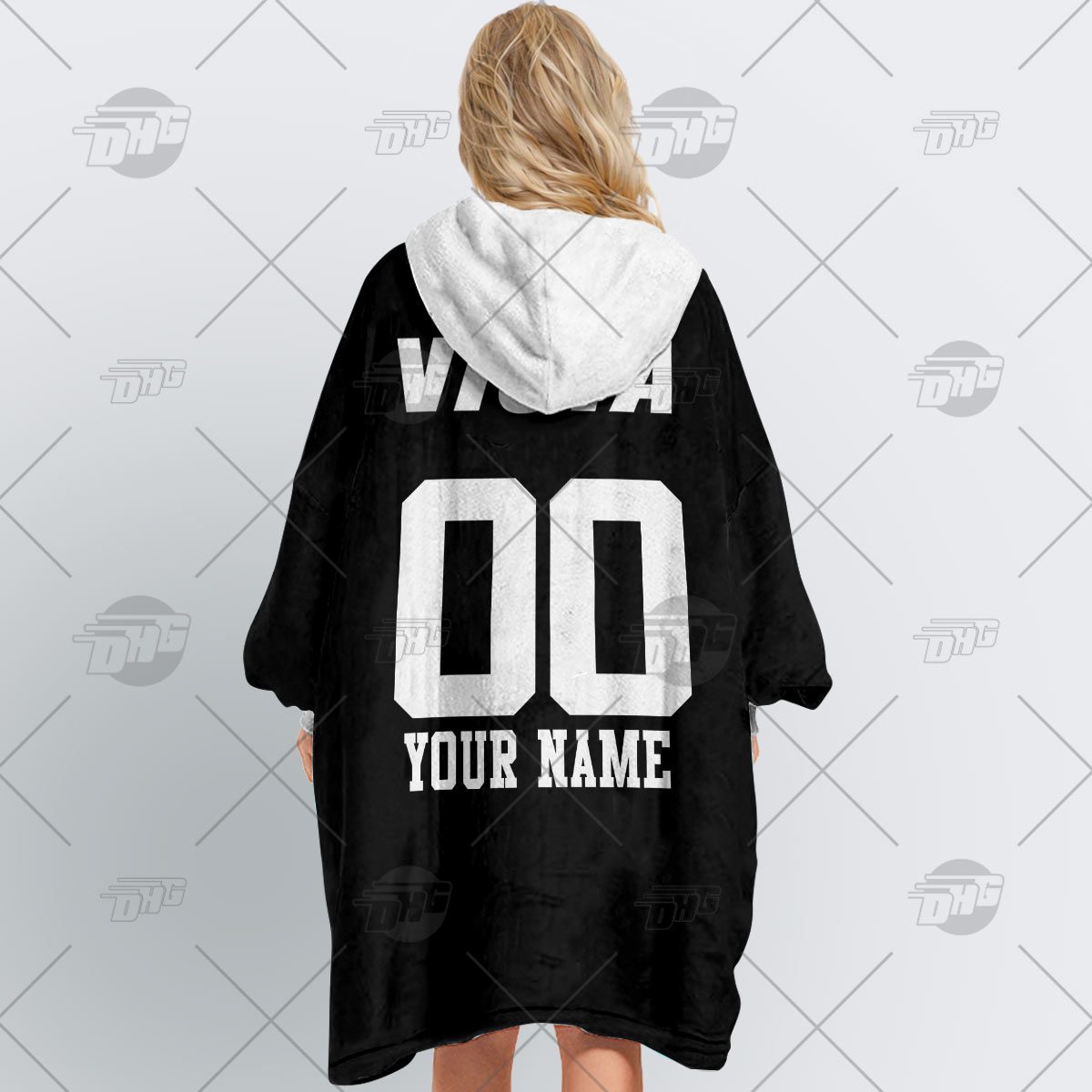 Personalised Vintage NRL Wests Tigers retro jersey oodie blanket hoodie snuggie hoodies Personalised Vintage NRL Wests Tigers retro jersey oodie blanket hoodie snuggie hoodies