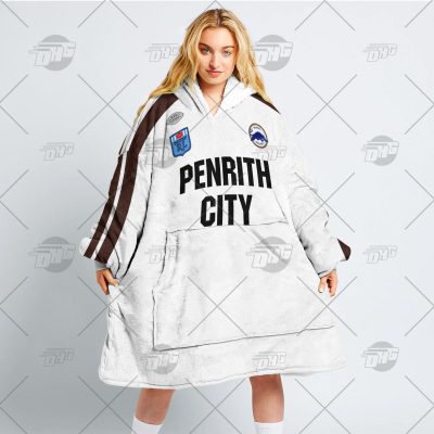 Personalised Vintage NRL Penrith Panthers retro jersey oodie blanket hoodie snuggie hoodies