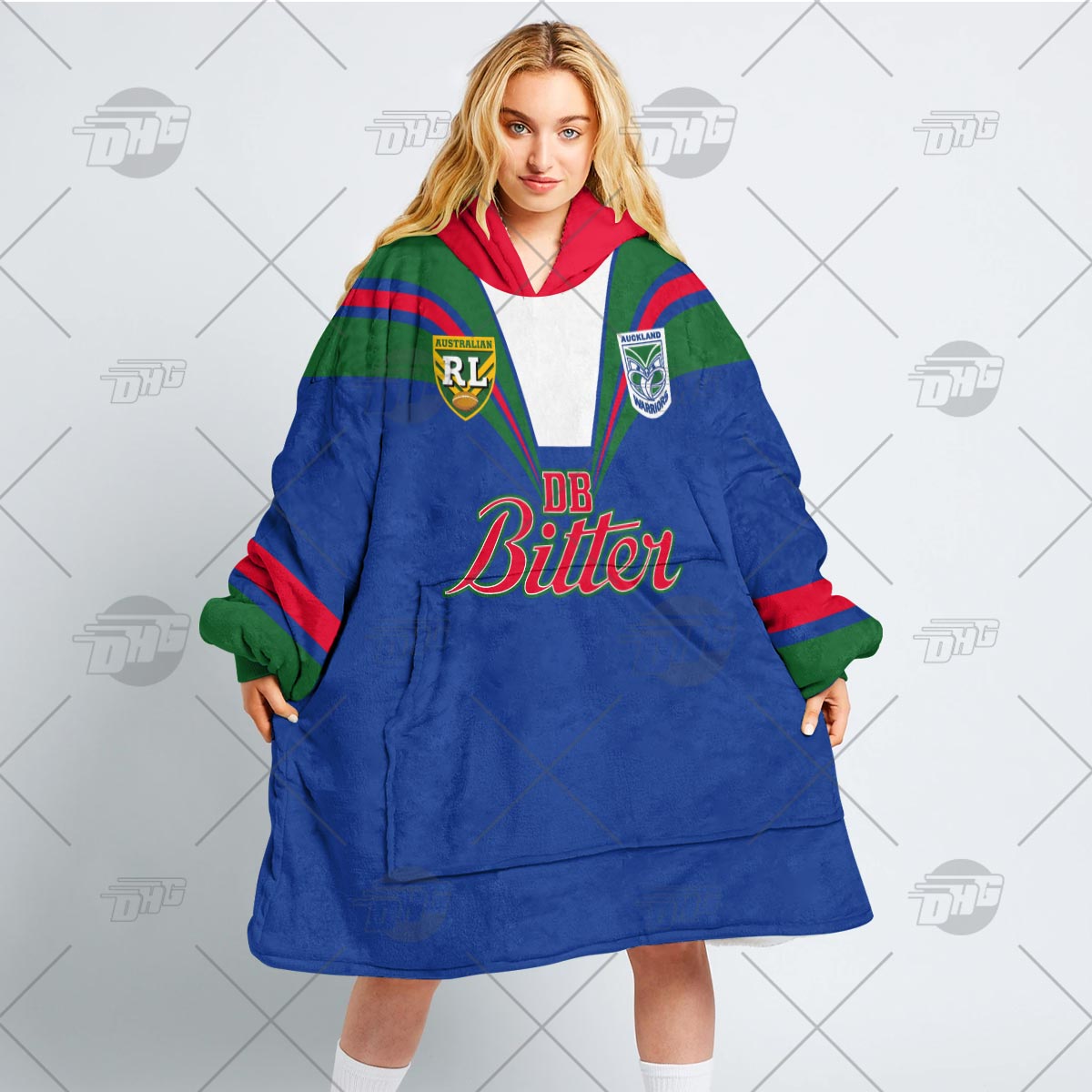 Personalised Vintage NRL New Zealand Warriors retro jersey oodie blanket hoodie snuggie hoodies Personalised Vintage NRL New Zealand Warriors retro jersey oodie blanket hoodie snuggie hoodies