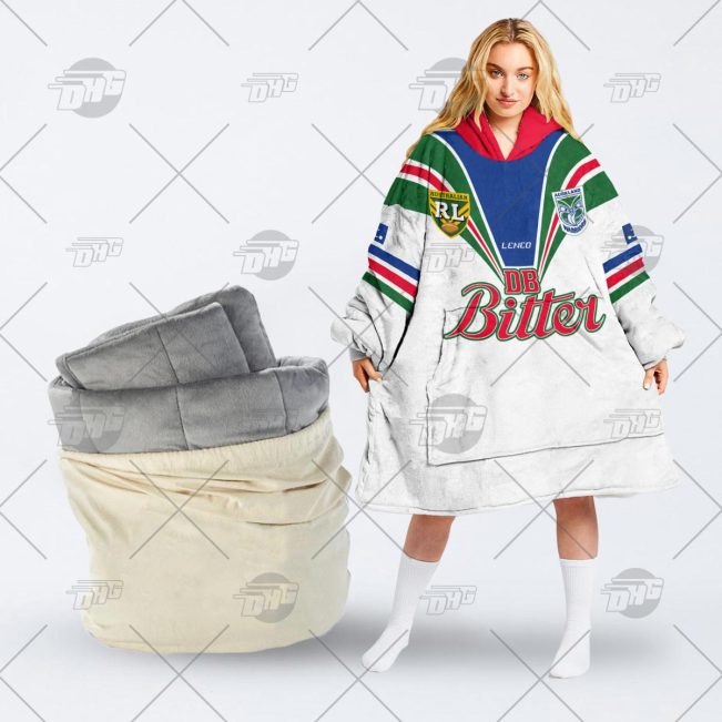 Personalised Vintage NRL New Zealand Warriors retro jersey oodie blanket hoodie snuggie hoodies