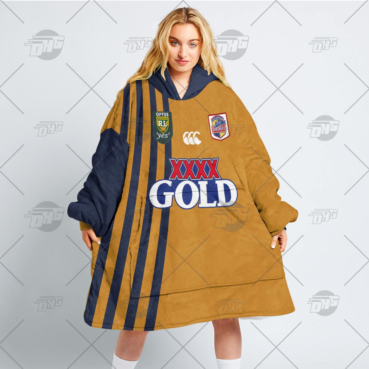 Personalised Vintage NRL South Queensland Crushers retro jersey oodie blanket hoodie snuggie hoodies Personalised Vintage NRL South Queensland Crushers retro jersey oodie blanket hoodie snuggie hoodies
