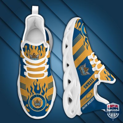 Nrl Gold Coast Titans Custom Name Max Soul Shoes - Hot Sale 2025