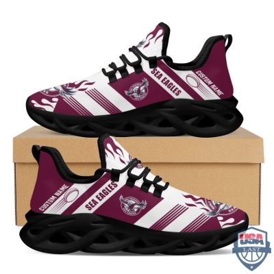 Nrl Manly Warringah Sea Eagles Custom Name Max Soul Shoes - Hot Sale 2025