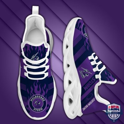 Nrl Melbourne Storm Custom Name Max Soul Shoes - Hot Sale 2025