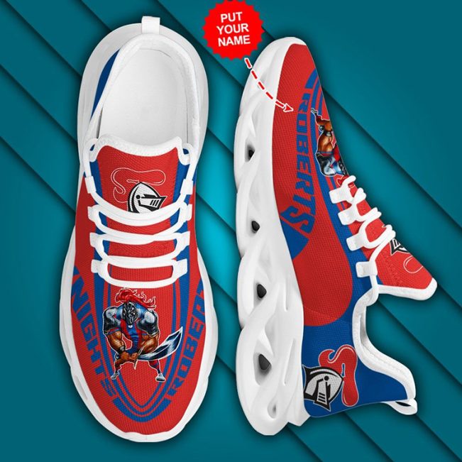 Nrl Newcastle Knights Custom Name Clunky Max Soul Shoes - Hot Sale 2025