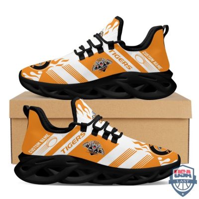 Nrl Wests Tigers Custom Name Max Soul Shoes - Hot Sale 2025