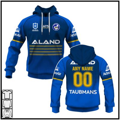 Personalised Parramatta Eels Home Jerseys NRL 2025 Hoodies T-shirts - Soulcals.com
