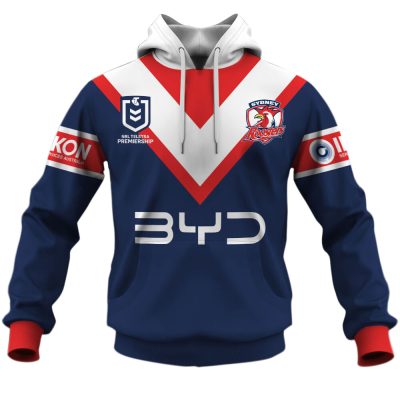 Personalised Sydney Roosters Home Jerseys NRL 2025 Hoodies T-shirts - Soulcals.com