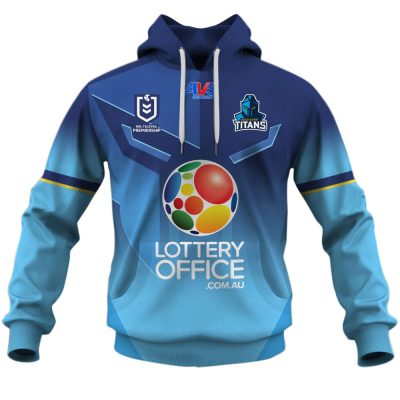 Personalised Gold Coast Titans Home Jerseys NRL 2025 Hoodies T-shirts - Soulcals.com