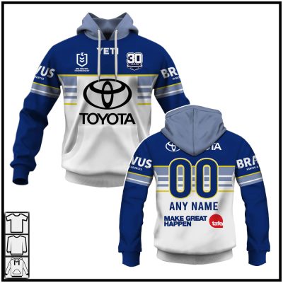 Personalised North Queensland Cowboys Home Jerseys NRL 2025 Hoodies T-shirts - Soulcals.com