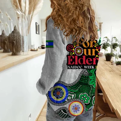 Brisbane Broncos Mascot NRL Casual Shirt NAIDOC 2023 Patterns LT6