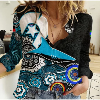 Brisbane Broncos Mascot NRL Casual Shirt NAIDOC 2023 Patterns LT6