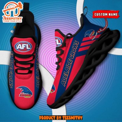 Adelaide Crows Max Soul  Shoes Personalized AFL Max Soul Shoes-Soulcals.com