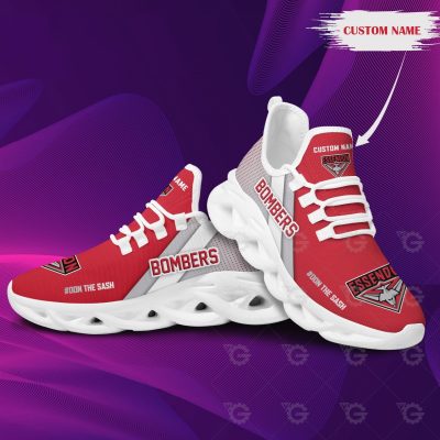 AFL Essendon Bombers Custom Name Max Soul Shoes - soulcals.com