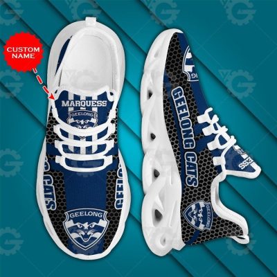 AFL Geelong Cats Custom Name Max Soul Shoes V2 - soulcals.com