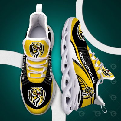 AFL Richmond Tigers Yellow Max Soul Shoes - soulcals.com